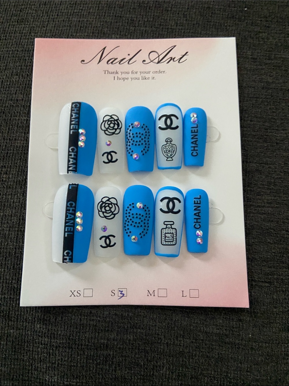 New handmade fashion nails size small